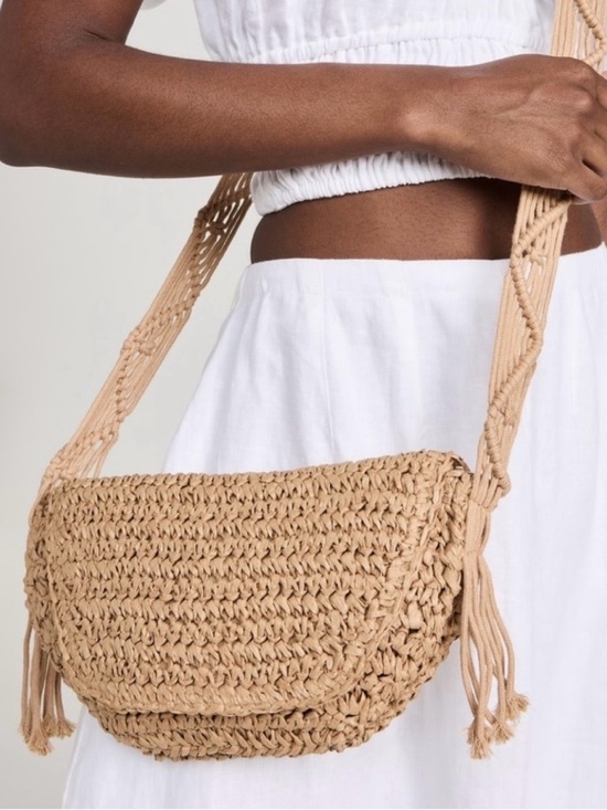 8 Other Reasons Handbags - 8 Other Reasons Raffia Crossbody Bag in Natural. Brand new!